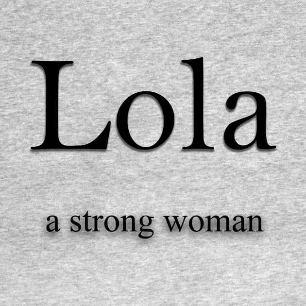 Lola Name meaning by Demonic cute cat